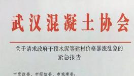 協(xié)會發(fā)文:請求政府干預(yù)水泥價(jià)格暴漲亂象！(附文件)