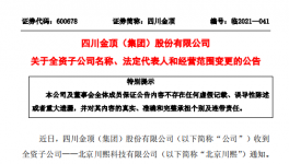 四川金頂子公司更名變法人！兩位副總辭職！