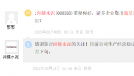裁員！海螺辟謠！一線員工漲20%工資！