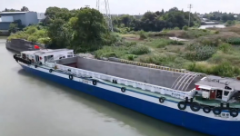 “長興南方-德清南方”水泥熟料運(yùn)輸航線啟動(dòng)